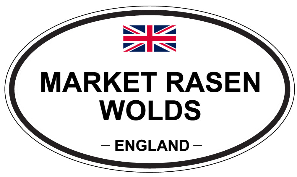 MARKET RASEN WOLDS, England - Oval Magnet