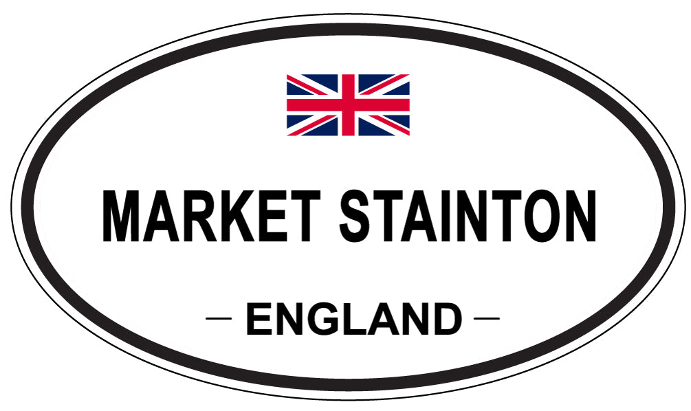 MARKET STAINTON, England - Oval Magnet