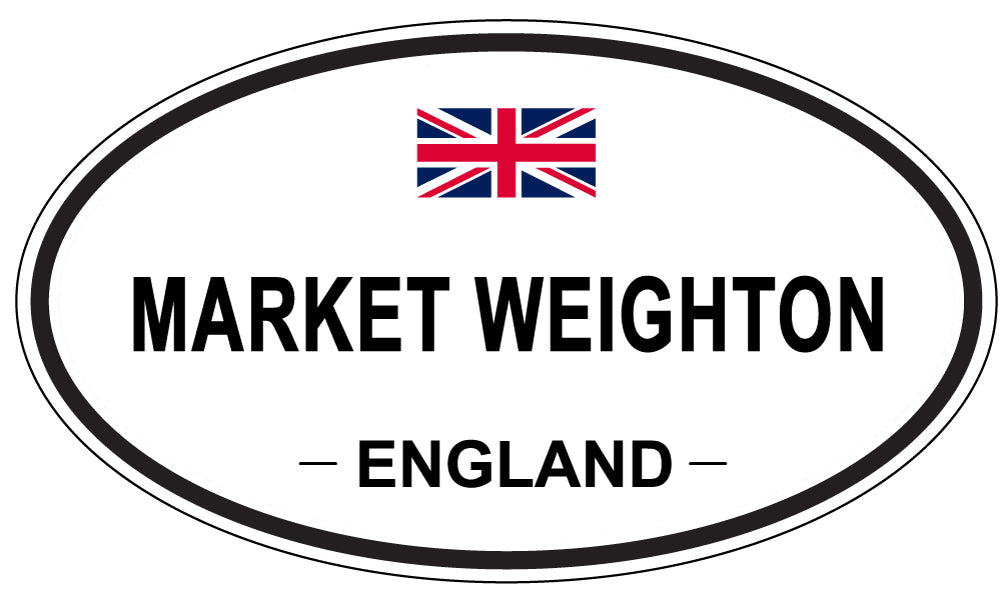 MARKET WEIGHTON, England - Oval Magnet