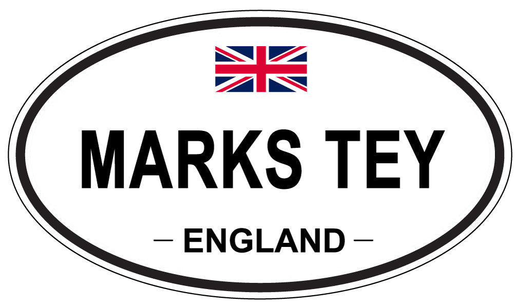 MARKS TEY, England - Oval Magnet