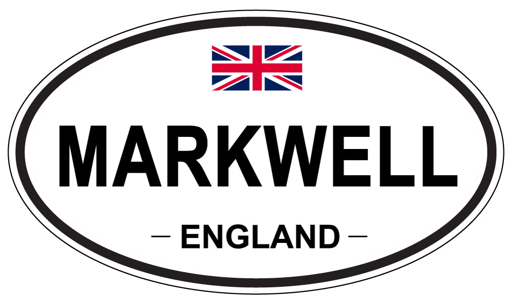 MARKWELL, England - Oval Magnet