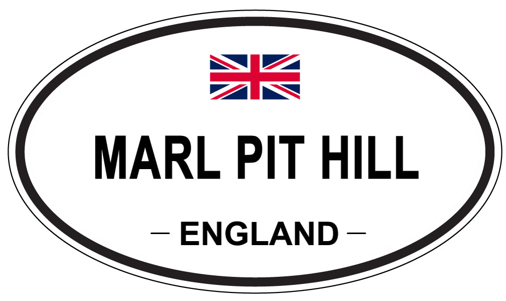 MARL PIT HILL, England - Oval Magnet