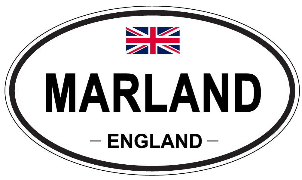 MARLAND, England - Oval Magnet