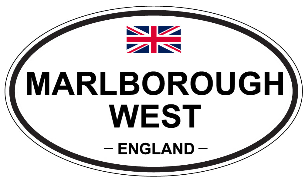 MARLBOROUGH WEST, England - Oval Magnet