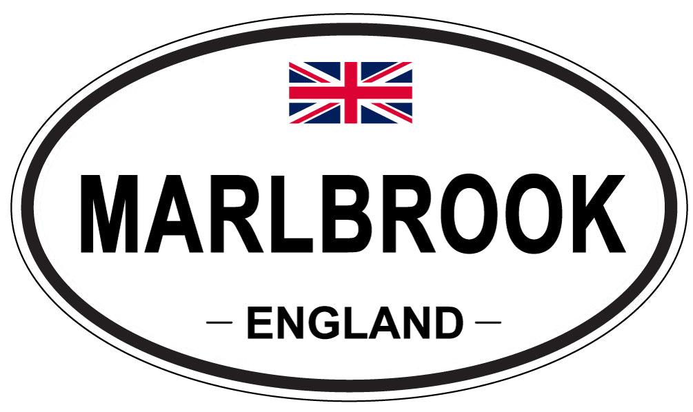 MARLBROOK, England - Oval Magnet