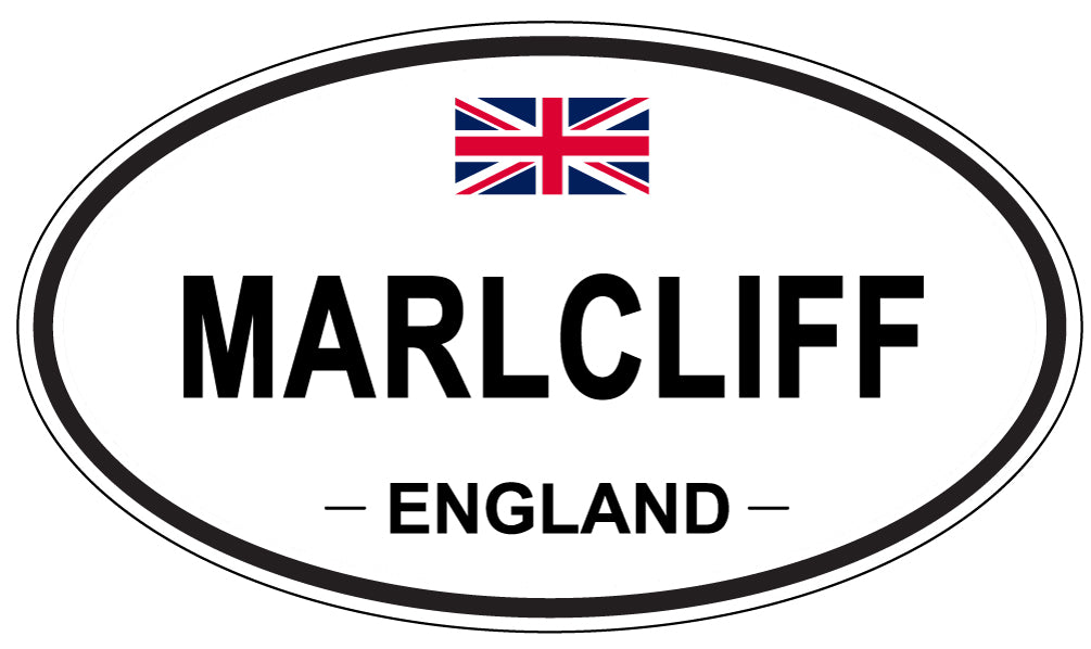 MARLCLIFF, ENGLAND - Oval Sticker