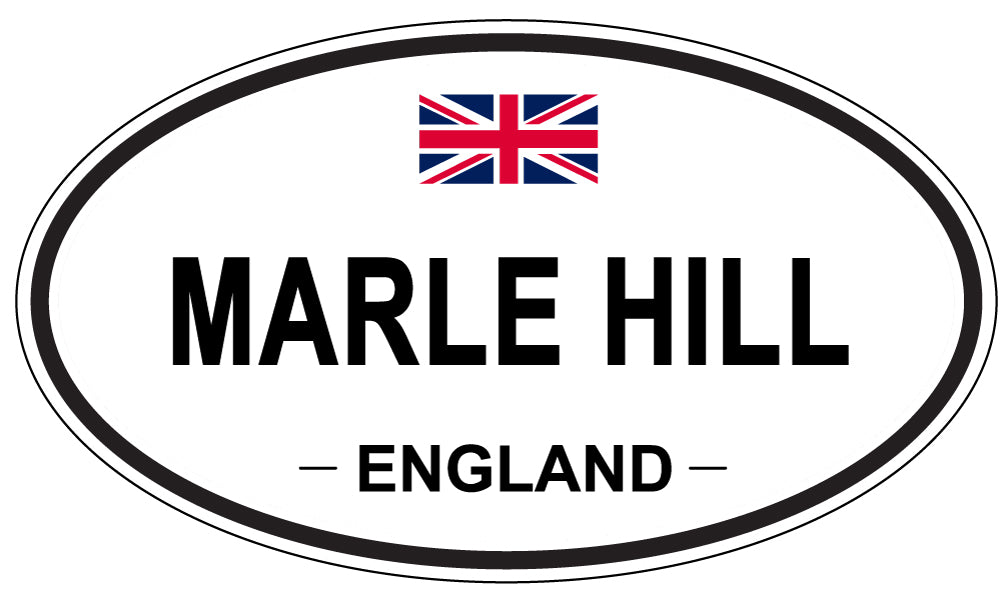 MARLE HILL, England - Oval Magnet