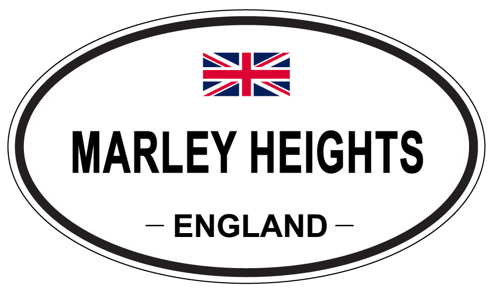 MARLEY HEIGHTS, England - Oval Magnet