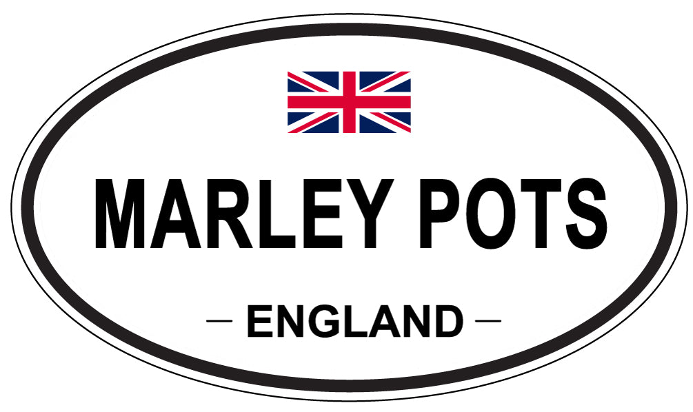 MARLEY POTS, England - Oval Magnet