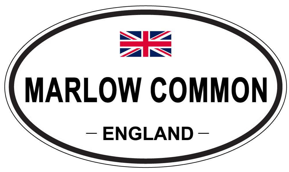 MARLOW COMMON, ENGLAND - Oval Sticker