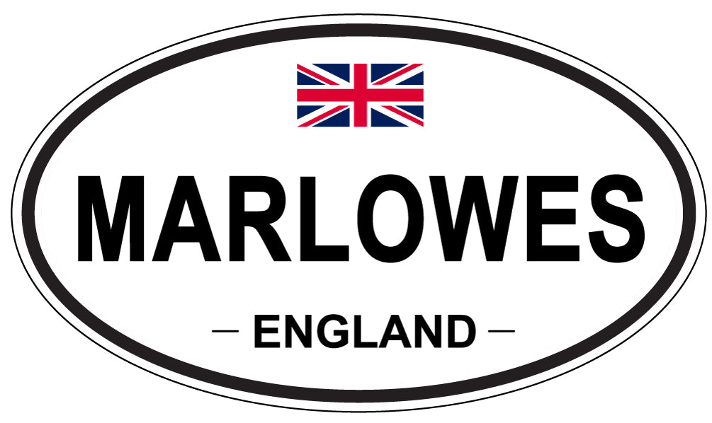 MARLOWES, England - Oval Magnet