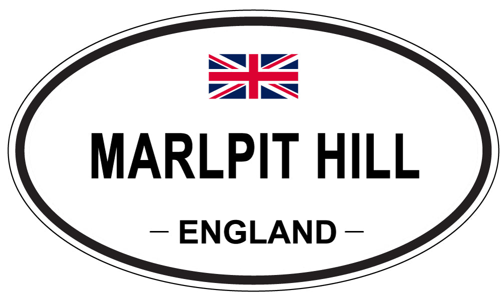 MARLPIT HILL, England - Oval Magnet