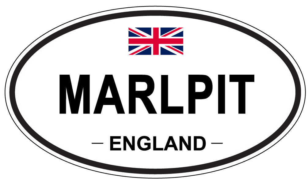 MARLPIT, England - Oval Magnet