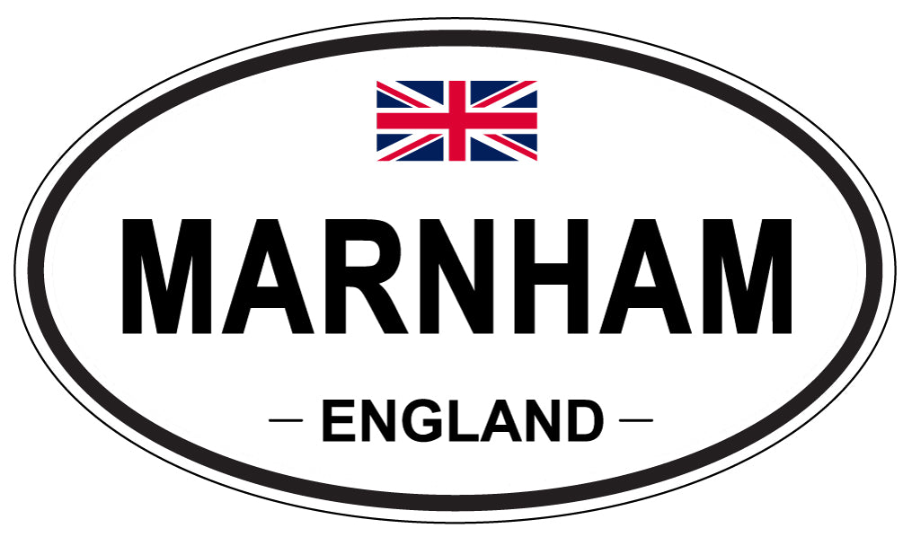 MARNHAM, England - Oval Magnet