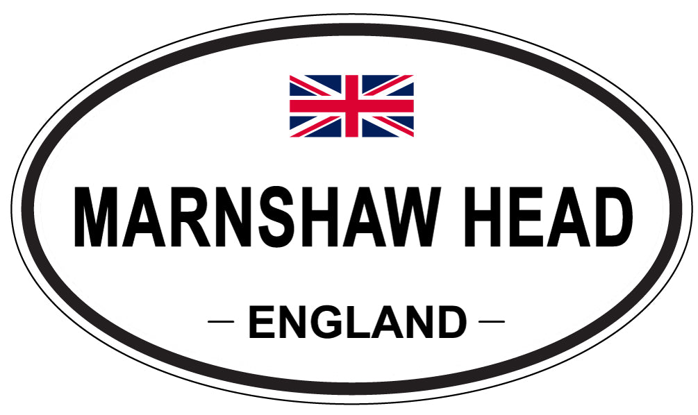 MARNSHAW HEAD, England - Oval Magnet