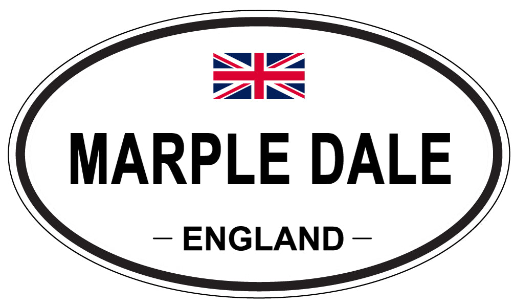 MARPLE DALE, England - Oval Magnet