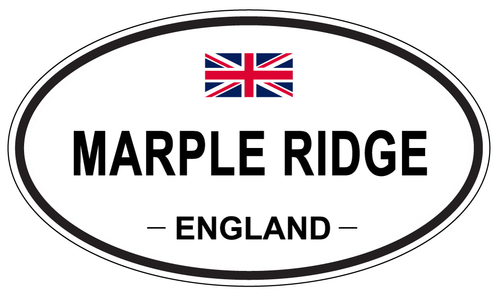 MARPLE RIDGE, England - Oval Magnet
