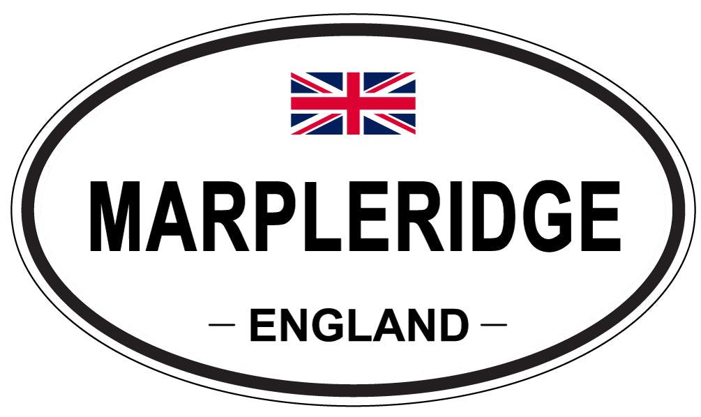 MARPLERIDGE, England - Oval Magnet