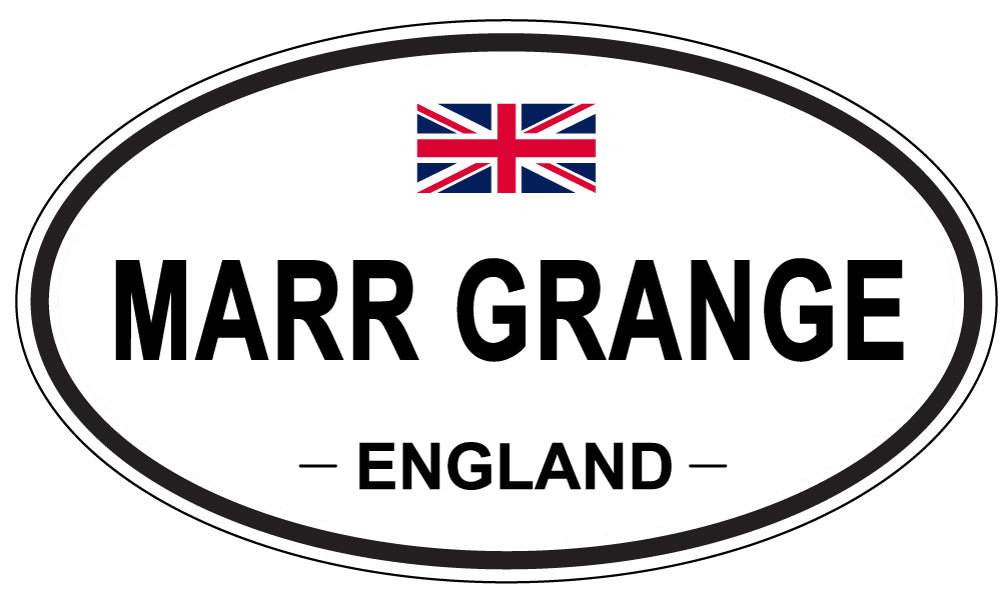 MARR GRANGE, England - Oval Magnet