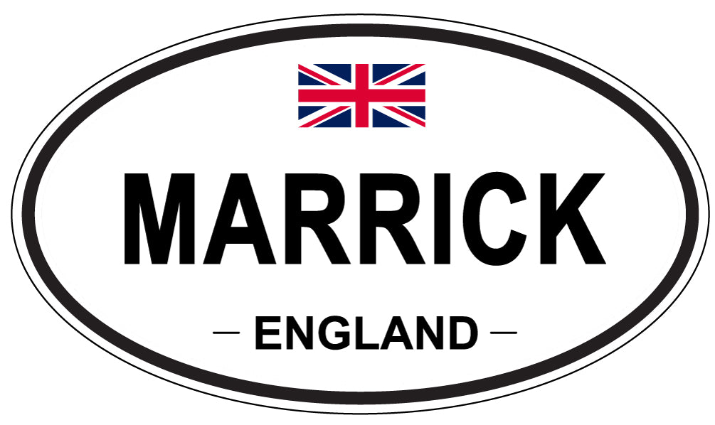 MARRICK, England - Oval Magnet