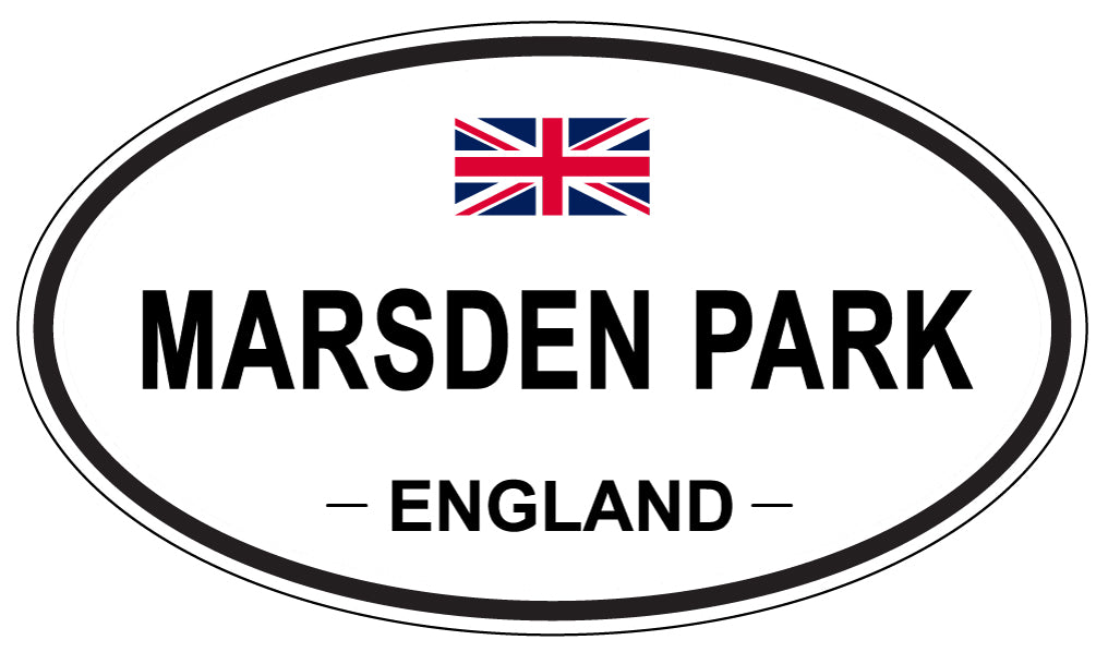 MARSDEN PARK, England - Oval Magnet
