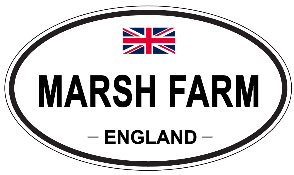 MARSH FARM, England - Oval Magnet