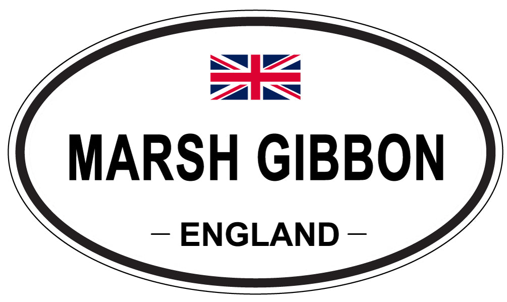 MARSH GIBBON, England - Oval Magnet