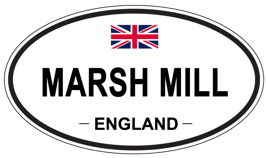 MARSH MILL, England - Oval Magnet
