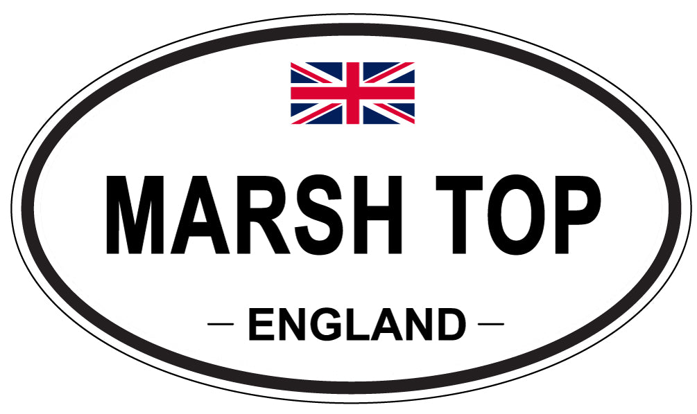 MARSH TOP, England - Oval Magnet
