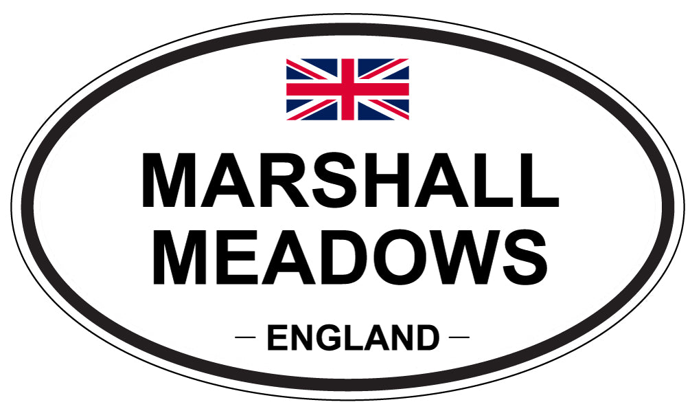 MARSHALL MEADOWS, England - Oval Magnet