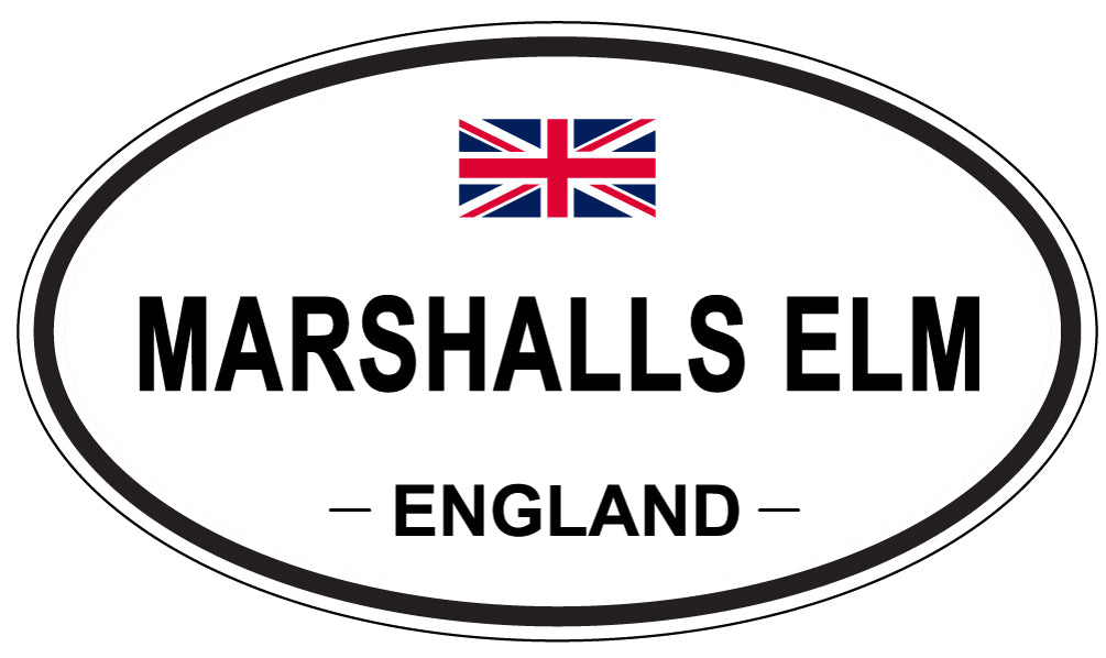 MARSHALLS ELM, England - Oval Magnet