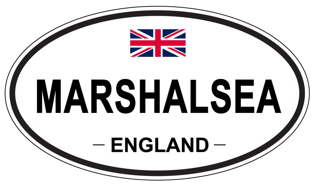 MARSHALSEA, ENGLAND - Oval Sticker