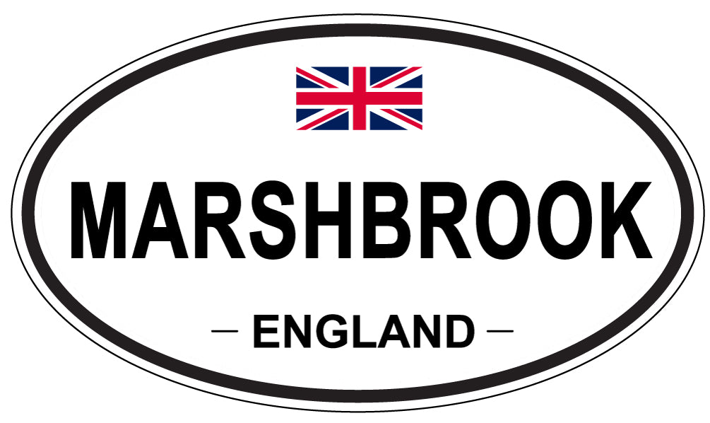 MARSHBROOK, England - Oval Magnet