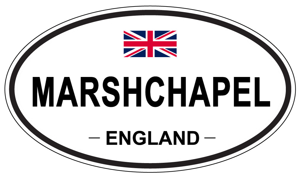 MARSHCHAPEL, ENGLAND - Oval Sticker