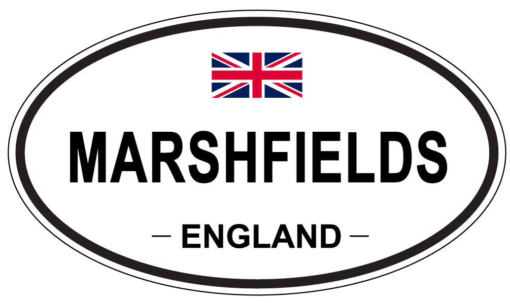 MARSHFIELDS, England - Oval Magnet