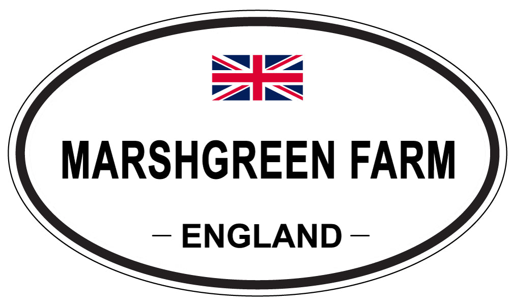 MARSHGREEN FARM, England - Oval Magnet