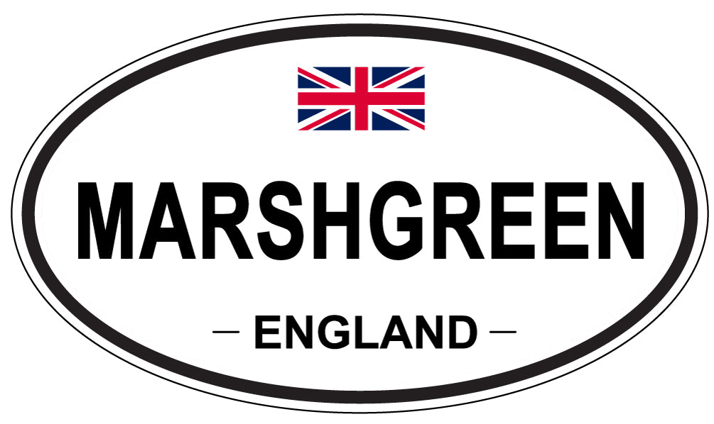 MARSHGREEN, England - Oval Magnet