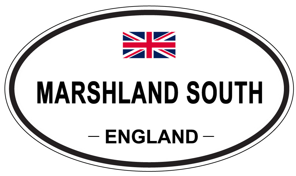 MARSHLAND SOUTH, England - Oval Magnet