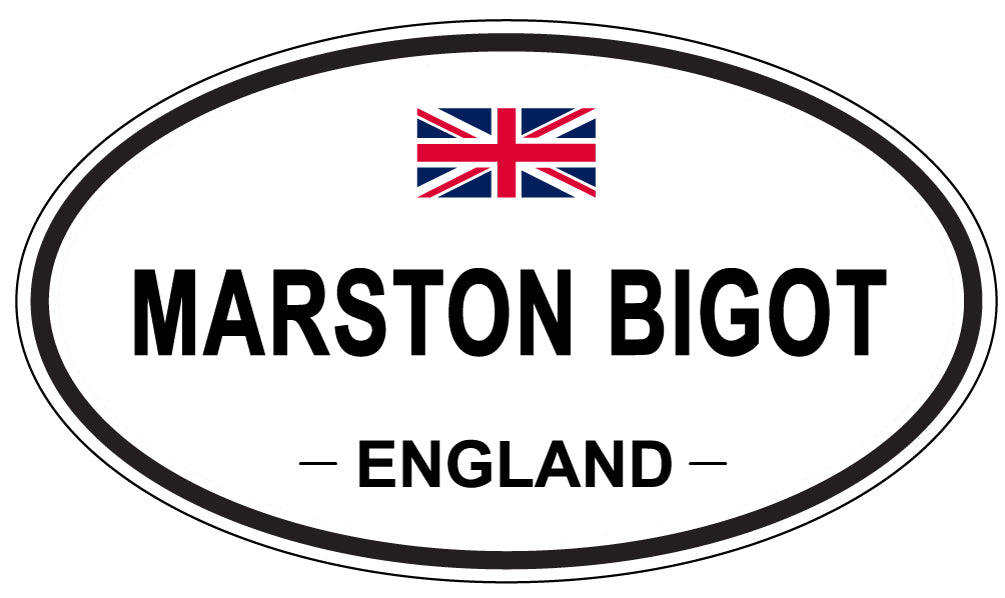 MARSTON BIGOT, England - Oval Magnet