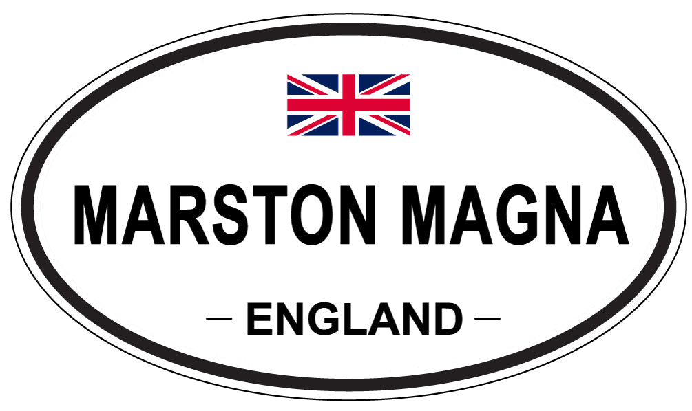 MARSTON MAGNA, England - Oval Magnet