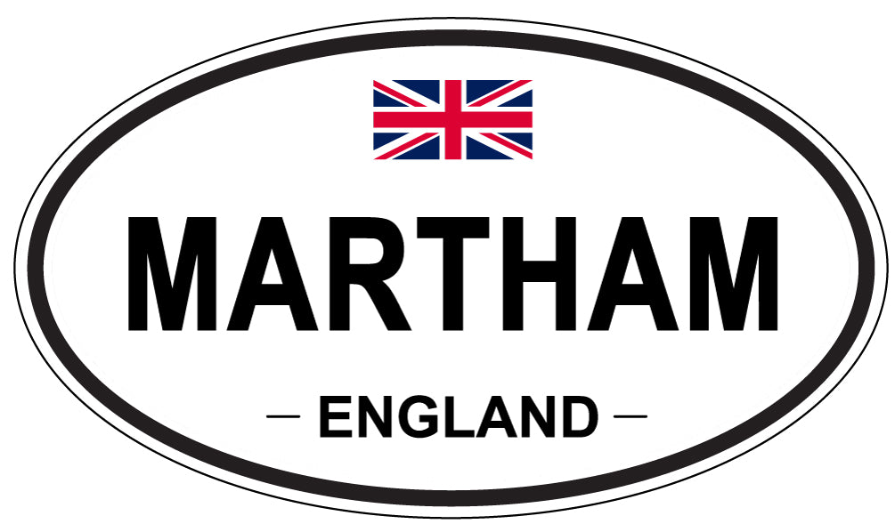 MARTHAM, England - Oval Magnet