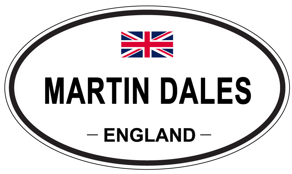MARTIN DALES, England - Oval Magnet