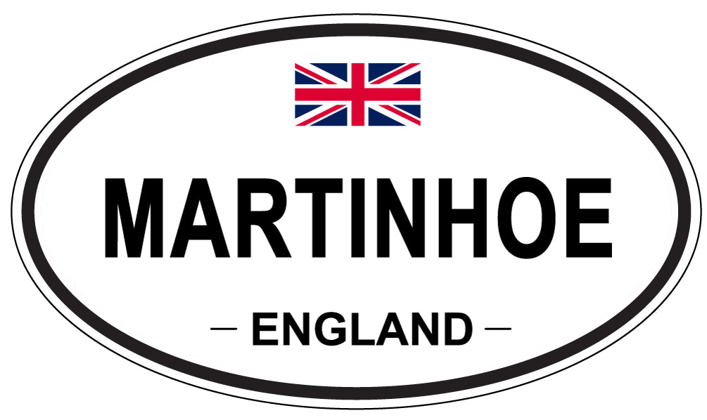 MARTINHOE, England - Oval Magnet
