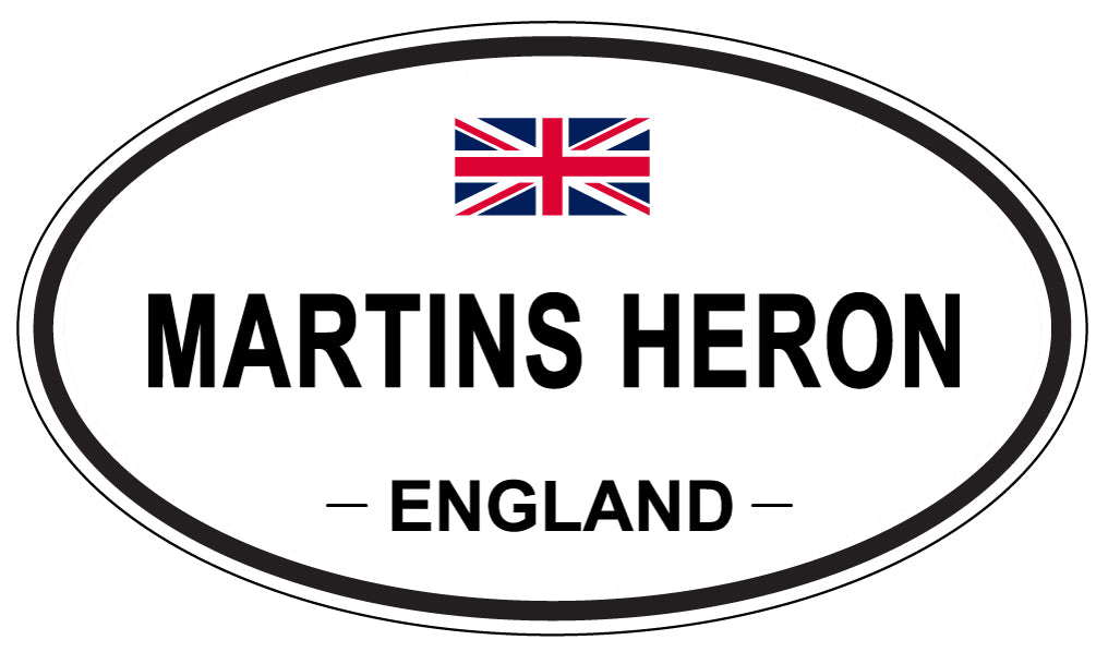 MARTINS HERON, England - Oval Magnet