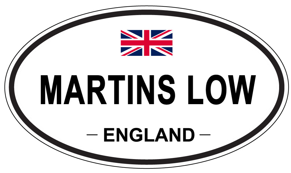 MARTINS LOW, England - Oval Magnet