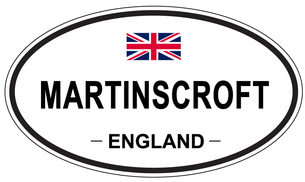 MARTINSCROFT, England - Oval Magnet