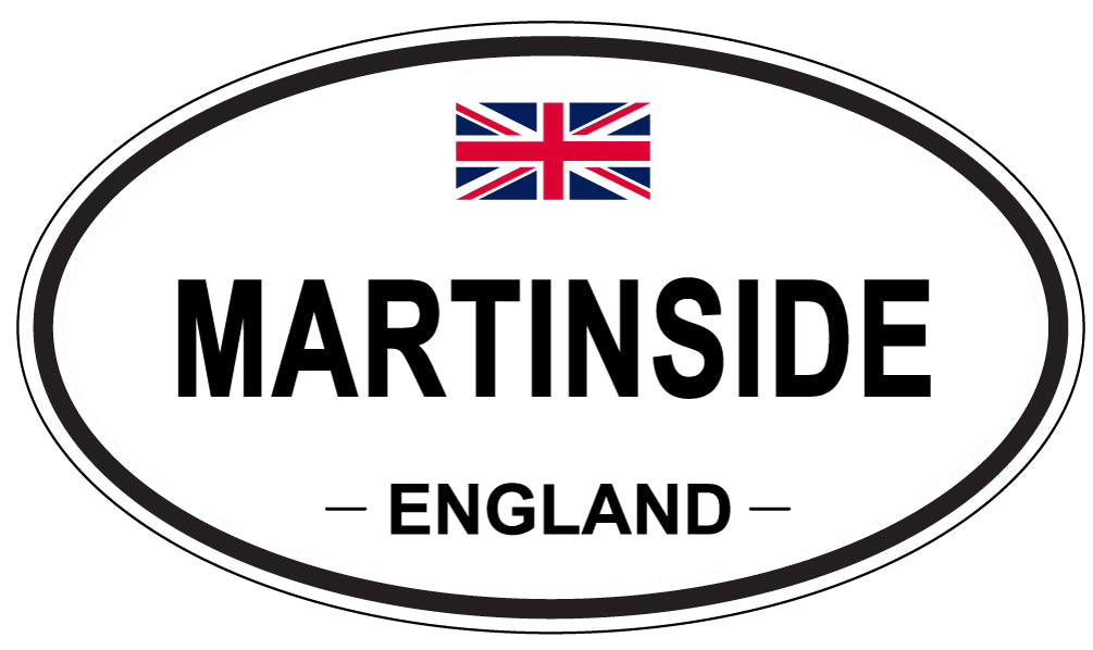 MARTINSIDE, England - Oval Magnet