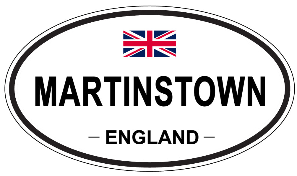 MARTINSTOWN, England - Oval Magnet