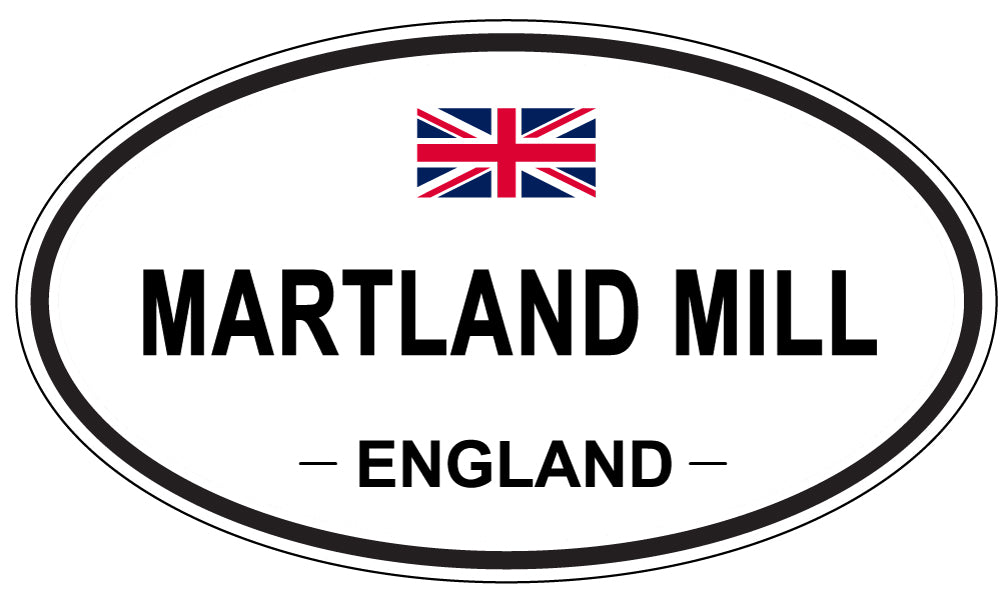 MARTLAND MILL, England - Oval Magnet