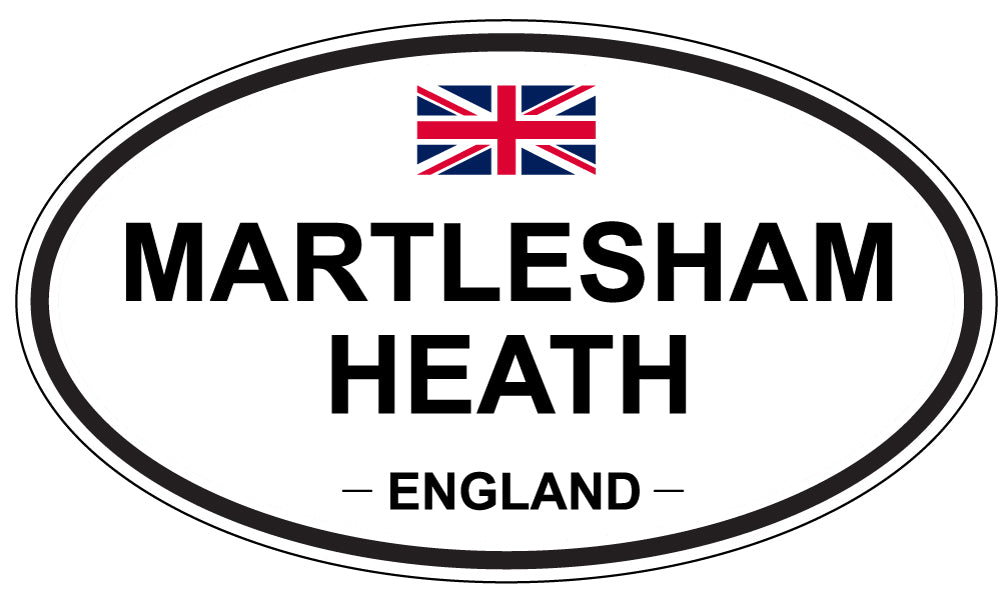 MARTLESHAM HEATH, England - Oval Magnet